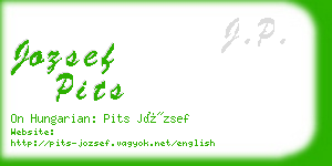 jozsef pits business card